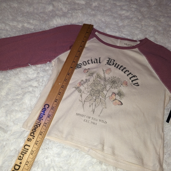 Nwt Arizona whitecap butterfly social butterfly spirit of the wild est. 1964 top - Picture 13 of 13